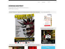 Tablet Screenshot of dominicanstreet.com